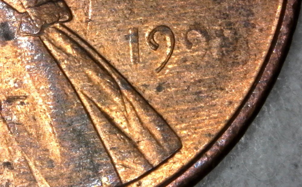 1998-P-Lincoln-Memorial-Cent-With-Grease-Mold-Doubling-Found-CRH!